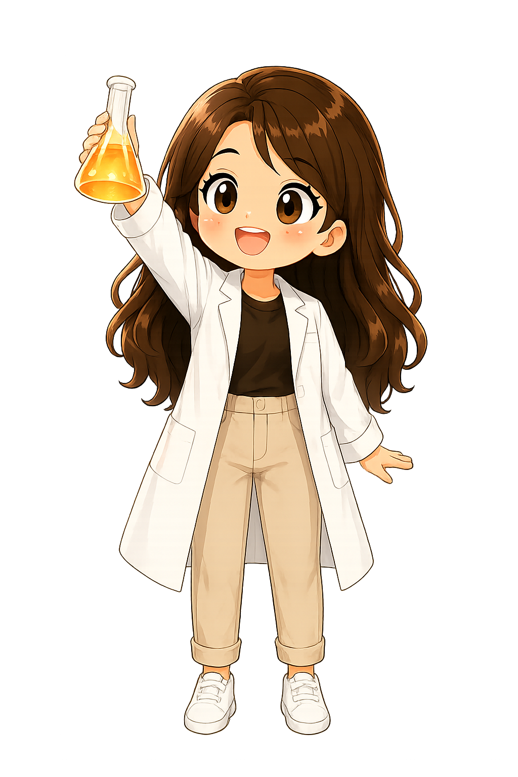 Lena, The Lab Academy's mascot